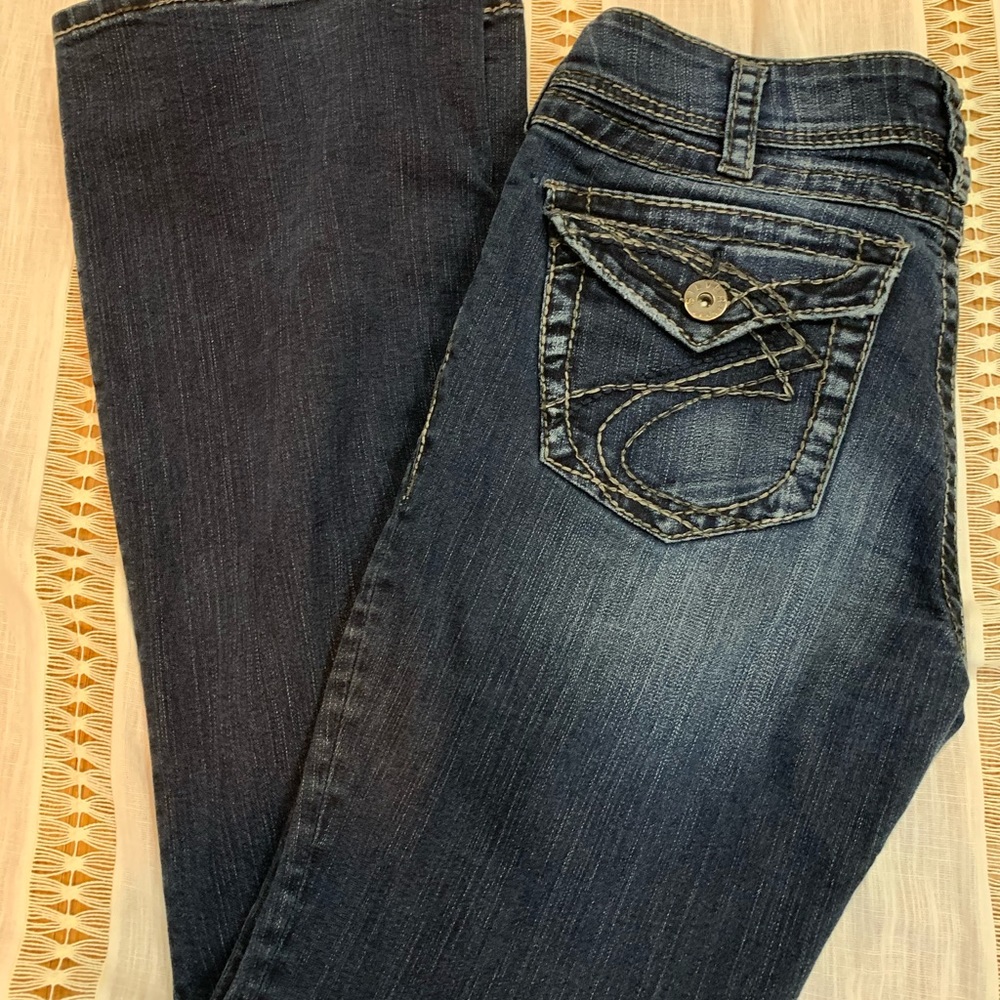 Silver jeans suki surplus bootcut dark wash